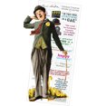 thumbnail image 1 of Charlie Chaplin Quotable Notable - Greeting Card and Sticker Sheet - Envelope Included, 1 of 4