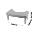 thumbnail image 2 of Ohufall Detachable Squatting Stool Step Stool - Convenient Compact, Travel-Friendly, Fits All Toilets, Easy Storage, 2 Colors, Bathroom Squat Stool For Toilet, 2 of 5