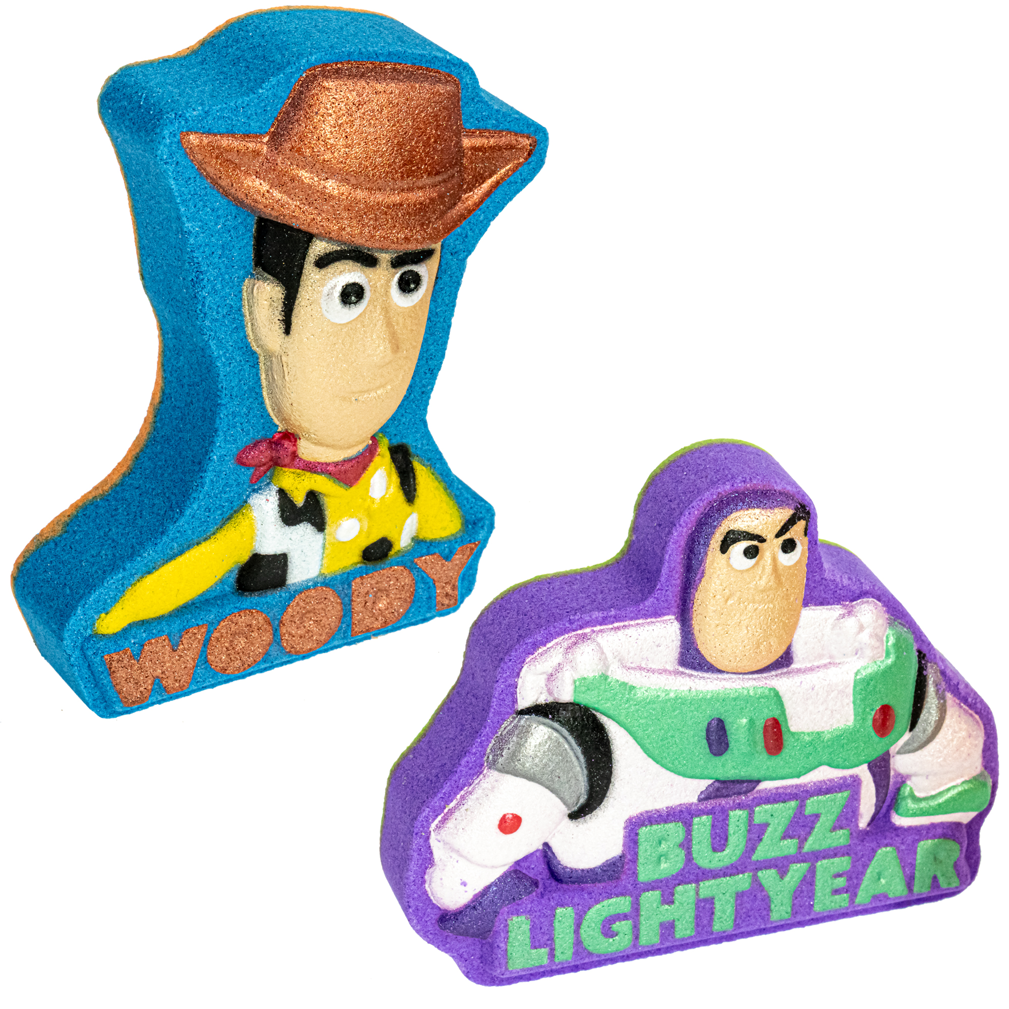 Toy Story lot de 2 bombes de bain peintes pour enfants 3+