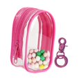 thumbnail image 3 of MERIGLARE Sac de Présentation de Figurines Transparent avec Porte-Clés Sac de Rangement pour Mini Poupée Rose, 3 of 7