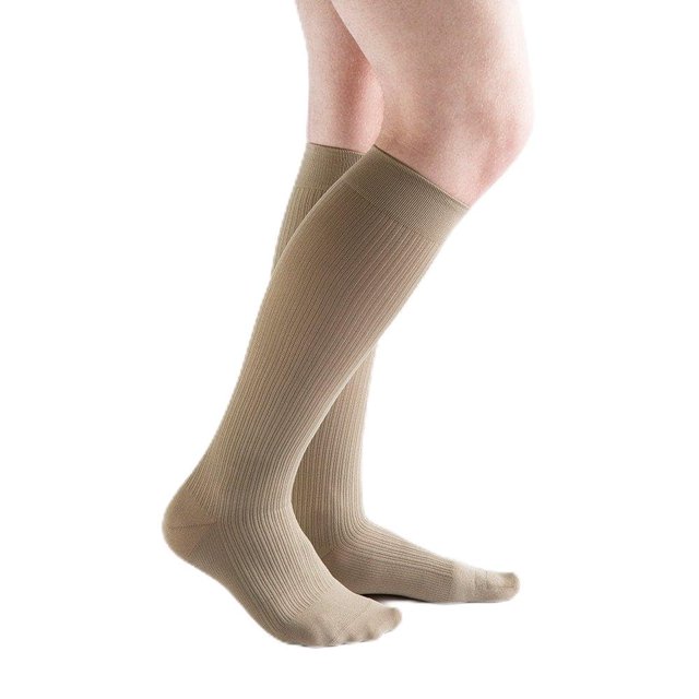 VenActive Men's 20-30 mmHg Compression Dress Socks, Classic Rib