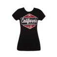 thumbnail image 1 of Cali Pride Womens Short-Sleeve T-Shirt - Sun Surf Fun - Small Black, 1 of 2