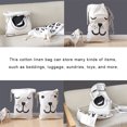 thumbnail image 4 of QualitChoice Portable Cotton Linen Drawstring Closure Bag Bedroom Large Capacity Pouch Sundries Luggage Cargo Laundry Organizer Type 3 1 Pc, 4 of 6