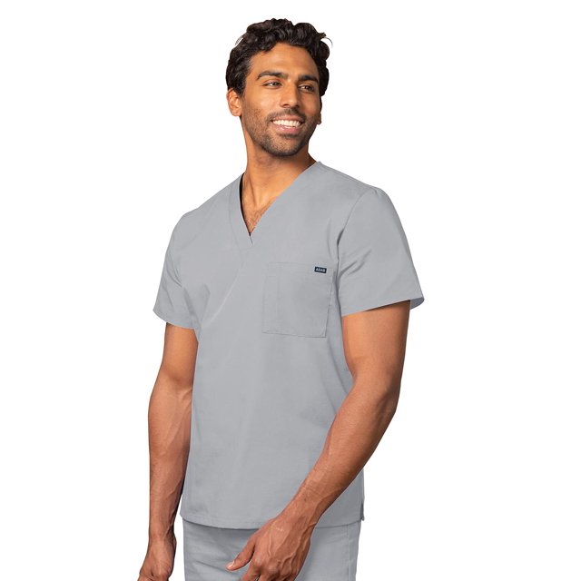 Adar Universal Unisex Scrubs - V Neck Tunic Scrub Top