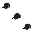 thumbnail image 1 of kurtrusly Casquette de Baseball Réglable Accessoire pour Vie Élégante Classique Noir 3Ensemble, 1 of 6