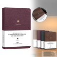 thumbnail image 2 of Journals for Writing, Hardcover Nice Leather Journal, Fountain Pen Notebook, Personal/Work Daily Journal Study Notebooks for Note Taking Writing Note Books Cute Journals Offices Supplies, Bronze, 2 of 6
