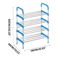 thumbnail image 3 of TopLLC Shoe Rack, Shoe Rack Organizer Shoe Rack-multi-layer- Economical Entrance Assembly-multifunctional Plastic-4-layer Storage-wrought Iron Dormitory Storage Rack shoe rack, 3 of 5