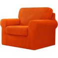 thumbnail image 1 of CHUN YI Stretch Checks Spandex Sofa Cover Separate Backrests Cushions Cover Slipcover, 1 of 5