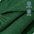thumbnail image 3 of Bare Home Down Alternative Comforter Set - 3-Pieces - All Seasons - Queen, Heather Forest Green, 3 of 5