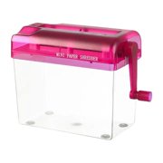 AMERTEER Paper Shredder Mini Portable Home Paper Cutting Machine Manual Shredder Lot O3