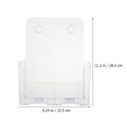 thumbnail image 4 of Milisten Hanging Magazine Organizer Wall Mounted File Holder Transparent Magazine Stand, 4 of 6