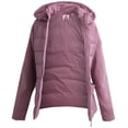 thumbnail image 3 of Veste pour femmes Reebok en maille extensible et tissu matelassé isolant, 3 of 7