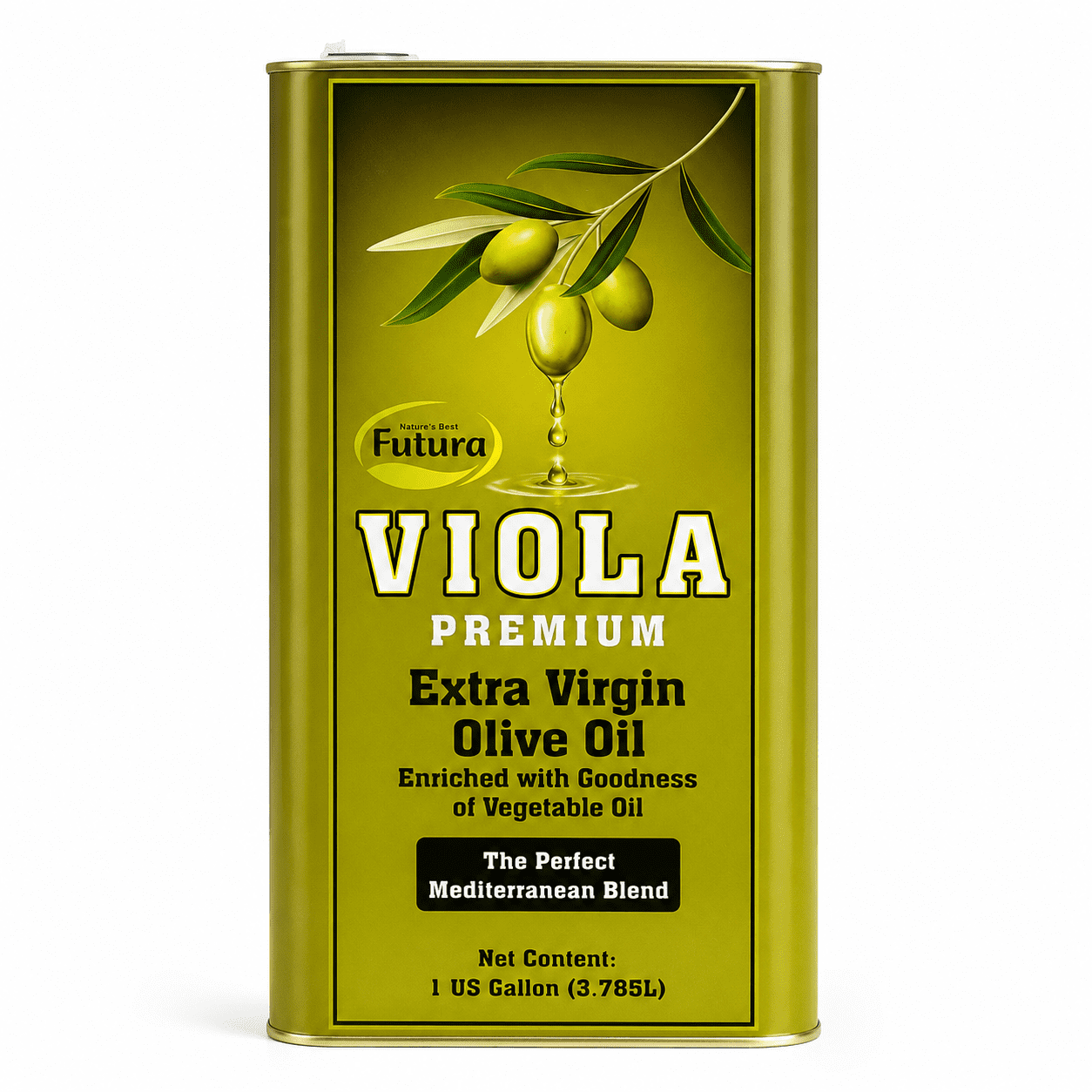 Futura Viola Premium Extra Virgin Olive Oil (3.78 L)