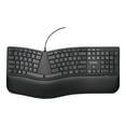 thumbnail image 3 of Kensington Pro Fit Ergo Wired Keyboard - Keyboard - USB - US - black, 3 of 7