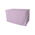 thumbnail image 1 of LA Linen TCpop-fit-48x30x30-LilacP45 1.8 lbs Polyester Poplin Fitted Tablecloth, Lilac, 1 of 4