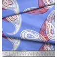 thumbnail image 3 of Soimoi Poly Georgette Fabric Artistic Paisley Print Sewing Fabric Yard 52 Inch Wide, 3 of 3