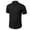 #1298-Black, variant on Ceisia Men's Solid Color Slim Fit Short Sleeve Button-Down Dress Shirt White L Gifts