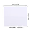 thumbnail image 2 of Uxcell Table Name Place Cards,25 Pack Favor Decor Foldable Blank Card, White, 2 of 5