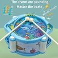 thumbnail image 4 of KTTECTOA Musical Toy Set Hand Pat Drum Rattle Trumpet Early Learning Percussion Instrument for Infants Safe ABS Plastic Newborn Gift for Boys and Girls Clearance Fidget Toys Canada Days, 4 of 6