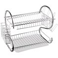 thumbnail image 2 of Better Chef DR-164, 16-Inch, Chrome Plated, R-Shaped, Rust-Resistant, 2-Tier Dishrack, 2 of 2