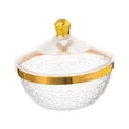 thumbnail image 3 of jifeng Countertop Fruit Bowl with Lid Fruit Basket for Kitchen Counter Fruit Snacks Round M, 3 of 9