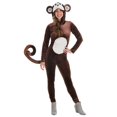 thumbnail image 4 of FUN Costumes Women's Monkey Around Jumpsuit, Brown and Tan, One Size, 4 of 6