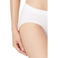 thumbnail image 2 of Bali Womens One Smooth U All-Around Smoothing Hi-Cut Panty, 7, White Pointelle, 2 of 3