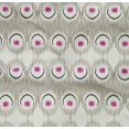 thumbnail image 4 of oneOone Tissu Popeline Sergé Coton Bio Imprimé Plume de Paon Ikat BTY 42 Pouces de Large, 4 of 4