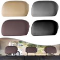 thumbnail image 4 of Premium Strech Cloth Rear Seat Headrest Cover For Car Truck SUV Universal Full Coverage Headrest Cover, 4 of 5