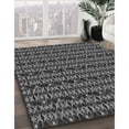 thumbnail image 3 of Ahgly Company Tapis d'Intérieur Lavable à la Machine, Carré, Transitionnel, Gris, Tapis de Zone, 6 Pieds Carré, 3 of 7