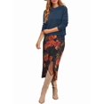 thumbnail image 2 of Women'S Wool Blend Classic Crew Neck Casual Fall Sweaters Navy Blue M, 2 of 9
