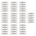 thumbnail image 2 of 50 Pcs Connecteurs Pivotants à Roulement à Bille Haute Résistance, Anneaux en Acier Inoxydable Pivotants avec Anneaux Solides Soudés pour Pêche en Eau Salée et Douce, 2 of 8