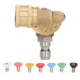 thumbnail image 4 of Embouts de Buse de Lave-Vaisselle, Raccord Rapide 1/4 Po, Facile à Installer 2.5GPM 4500PSI, 4 of 8