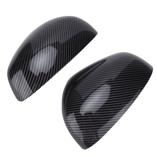 Couvercle de Rétroviseur Boîtier de Rétroviseur Extérieur Paire de Boîtiers de Protection à Coller pour Smart Fortwo/Forfour 453 Style Fibre de Carbone 2015-2021