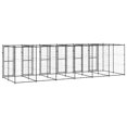 thumbnail image 3 of vidaXL Outdoor Dog Kennel Steel 14.52 m², 3 of 4
