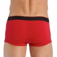 thumbnail image 4 of Men's Papi 980502 Essentials Cotton Stretch Brazilian Trunk - 3 Pack (Turquoise/Black M), 4 of 4