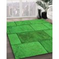 thumbnail image 3 of Ahgly Company Tapis d'Intérieur Lavable en Machine Carré Vert Lime, 3 Pieds Carré, 3 of 7