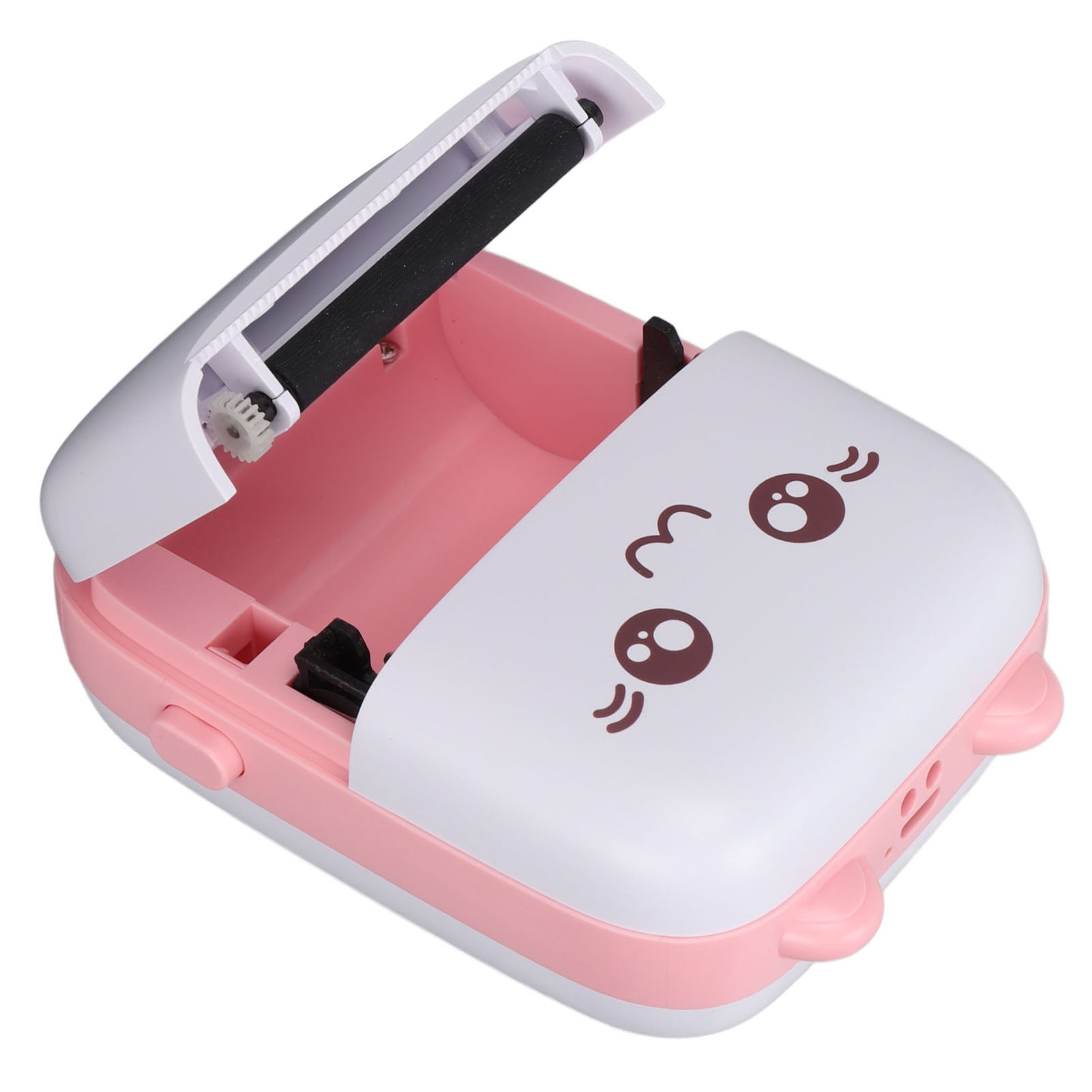 Pocket Printer, Inkless Printer Wireless Connection Portable Ergonomic Design  For Girls For Children Pink