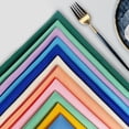 thumbnail image 4 of Serviette de Couleur Unie Réutilisable Lavable en Tissu pour Maison Hôtel Mariage Fête Accessoires, 4 of 8