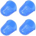 thumbnail image 2 of 4pcs Guitar Playing Left Hand Fingertip Protector Ukulele Guitar Fingertip Silicone Protective Cover, 2 of 7