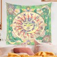 thumbnail image 4 of 1PCS Home Bohemian Milled Tapestry 100cm * 150cm Sun And Moon Pattern Room Background Hanging, 4 of 8