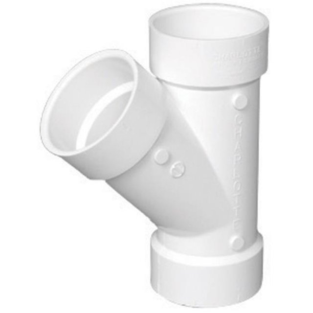 Charlotte Pipe & Foundry PVC006001600 Soude Dwv en PVC de 6 Po