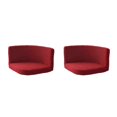 thumbnail image 2 of kurtrusly Housses de Chaise Trilatérales Application Grand et Protection de Chaise Élastique Forte Facile Housse en Polyester Décoration de Chaises Rouge Vin 2 Ensembles, 2 of 6