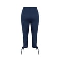 thumbnail image 4 of Leggings Capris Unis pour Filles Leggings Raccourcis d'Été pour Filles pour Danse Décontractée Bleu Marine 5 Ans, 4 of 8