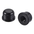thumbnail image 1 of Unique Bargains Tapped 1/4-27 Thread for Lamp Harp Black Lamp Shade Finials Caps 8 Pack, 1 of 6