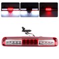 thumbnail image 2 of Feu de Frein LED, Longue Durée de Vie Feu de Frein Haute Visibilité pour Voiture Rouge et Blanc, Rouge, Noir, 2 of 8