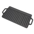 thumbnail image 3 of YUMILI Plaque de Cuisson pour Gril - Poêle à Frire en Fonte Teppanyaki, Plaque de Cuisson rectangulaire épaissie pour Barbecue à Double Face(40 * 20CM), 3 of 14