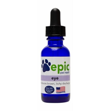 Eye – All Natural Liquid Supplement for Improved Eye Health – Reduces Brown Discharge – for Best Results Mist Over Head and Put in Food & Water – Made in USA (Dropper, 1 Ounce)