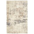 thumbnail image 1 of 8' x 10' Dark Grey Cream Textured Abstract Rug, 1 of 4