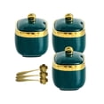 thumbnail image 3 of veasfak Ceramic Spice Jar Cute Organizer Seasoning Box for Buffets Sugar Restaurants three jar, 3 of 9